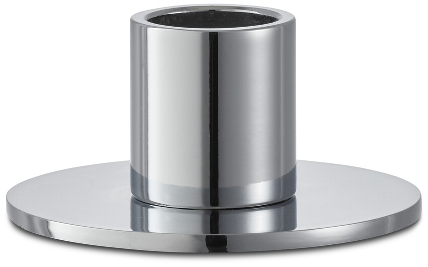 Ebbe - Ljusstake, H3,5 Ø7 cm - Grå