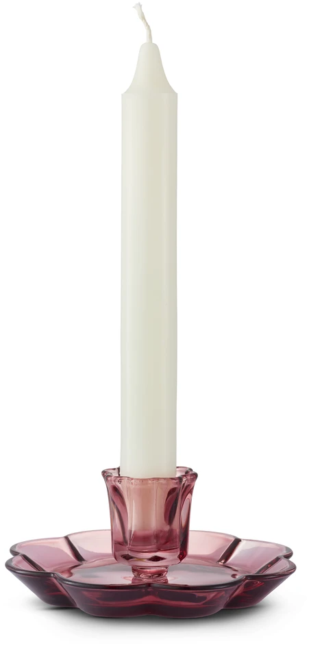 Daisy - Ljusstake, H 4,7 Ø 11,5 cm - Röd