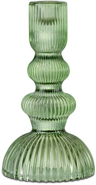 Adriana - Ljusstake, H 18 Ø 9,5 cm - Grön