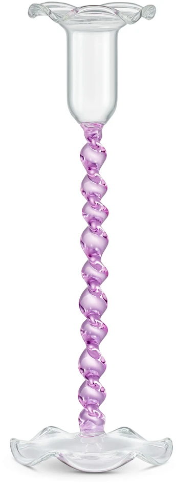 Alison - Ljusstake, H 22 Ø 8 cm - Rosa