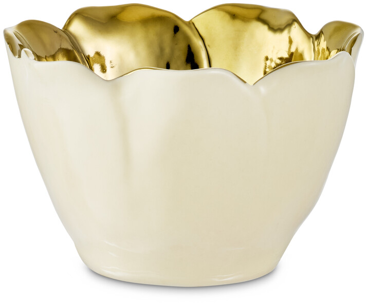 Mika - Ljuslykta, H 6 Ø 9,5 cm - Vit