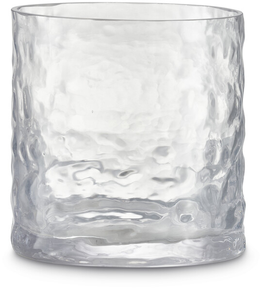 Funkia - Ljuslykta, H 10 Ø 10 cm - Vit