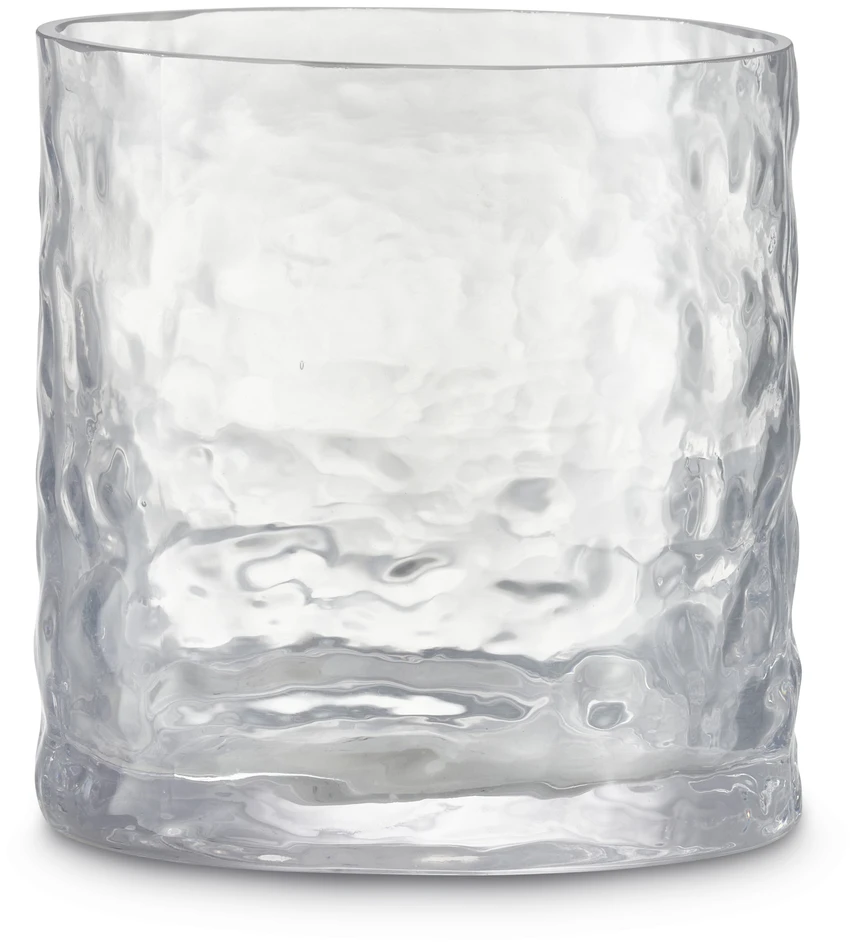 Funkia - Ljuslykta, H 10 Ø 10 cm - Vit