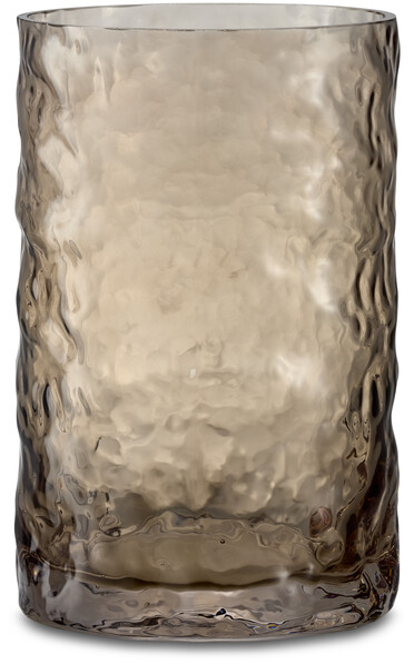 Funkia - Ljuslykta, H 18 Ø 12 cm - Grå