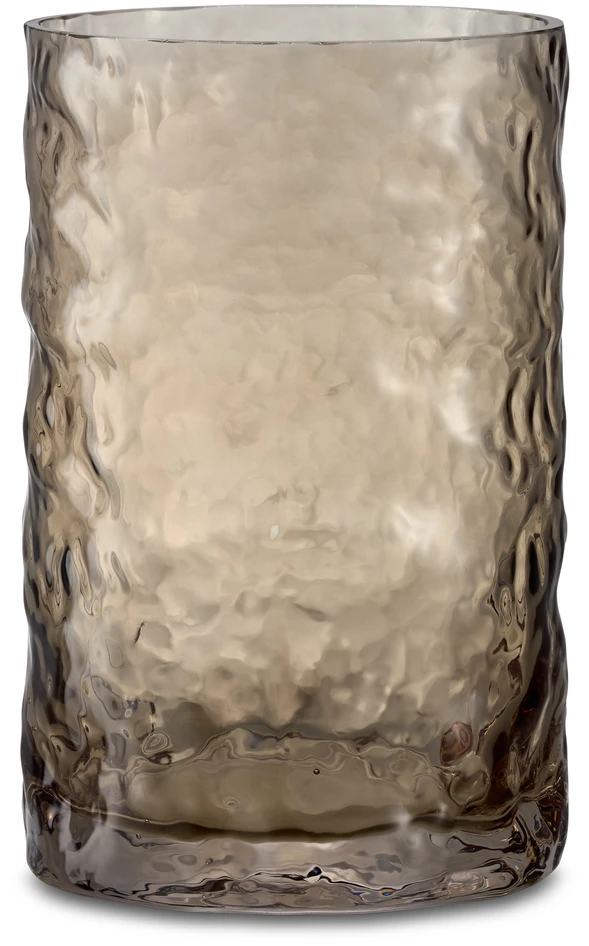 Funkia - Ljuslykta, H 18 Ø 12 cm - Grå