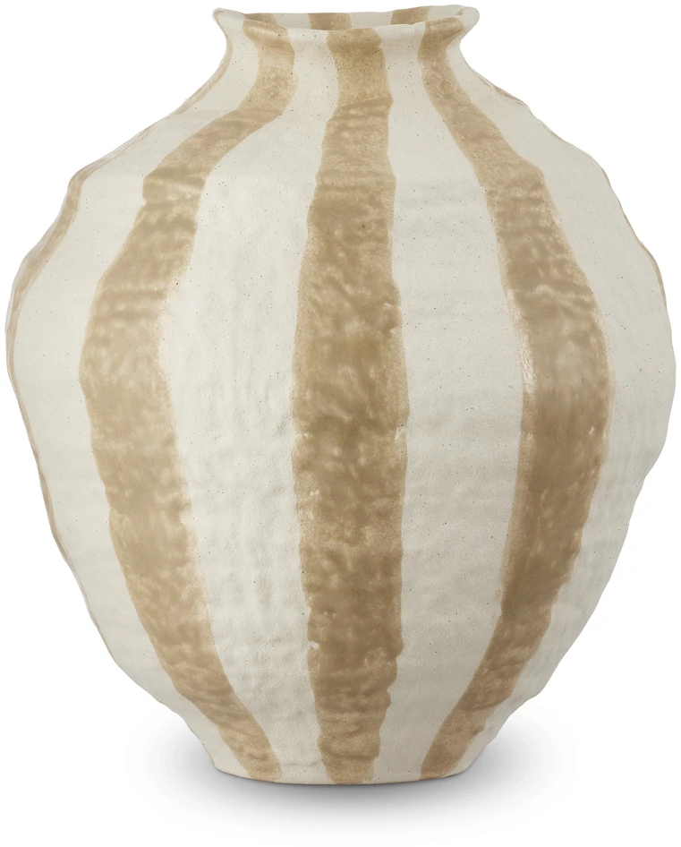 Athena - Urna, B25,6 D23,5 H29 cm - Beige