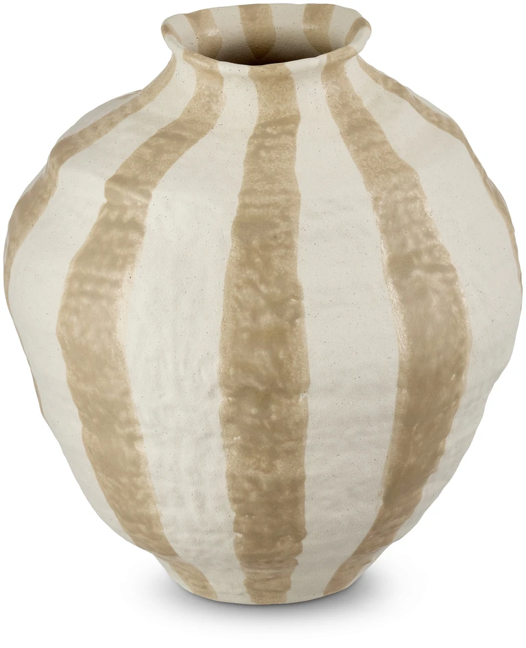 Athena - Urna, B25,6 D23,5 H29 cm - Beige