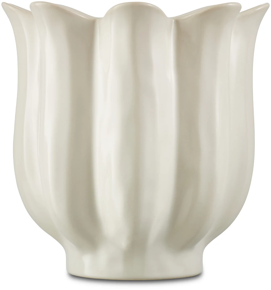 Erna - Kruka, H 20 Ø 19,5 cm - Vit