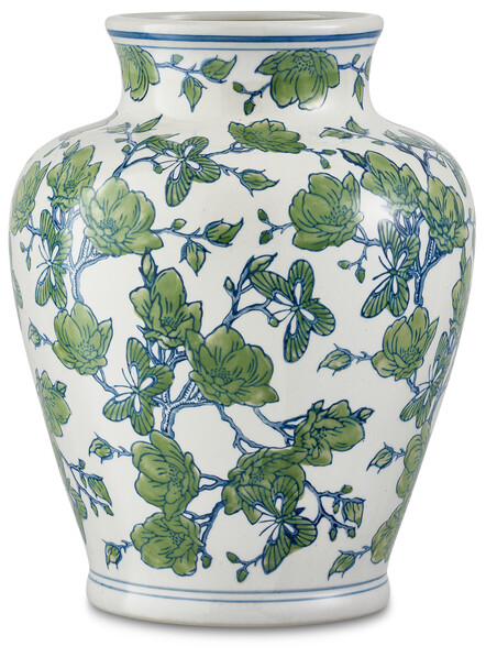 Asana - Vas, H 28,5 Ø23 cm - Vit