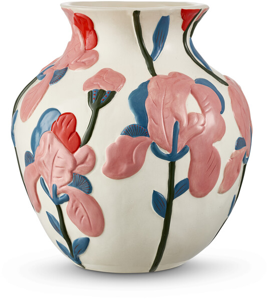 Vilde - Vas, H24 Ø22 cm - Vit