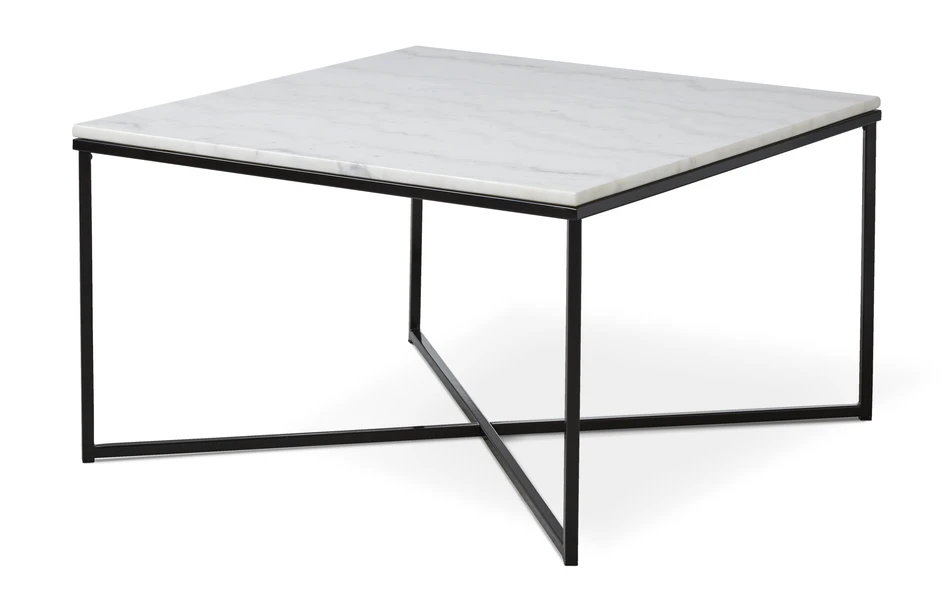 Novali - Soffbord, L 80 cm - Svart