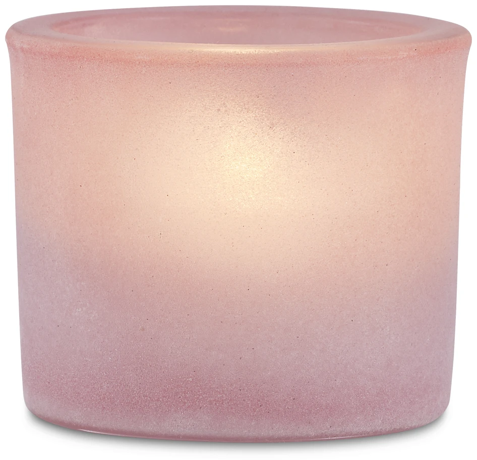 Mango Powder - Ljuslykta, H5,7 Ø6,5 cm - Rosa
