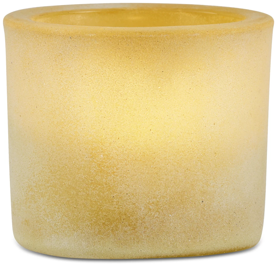 Mango Powder - Ljuslykta, H5,7 Ø6,5 cm - Gul
