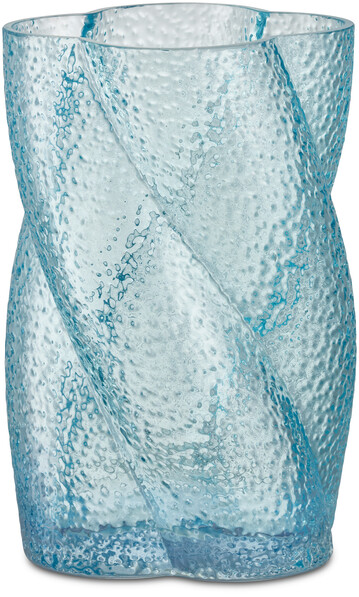 Cleo - Vas, H 20,5 Ø 13,5 cm - Blå