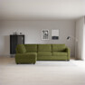 Friday - 2,5-sits soffa med divan vänster - Grön