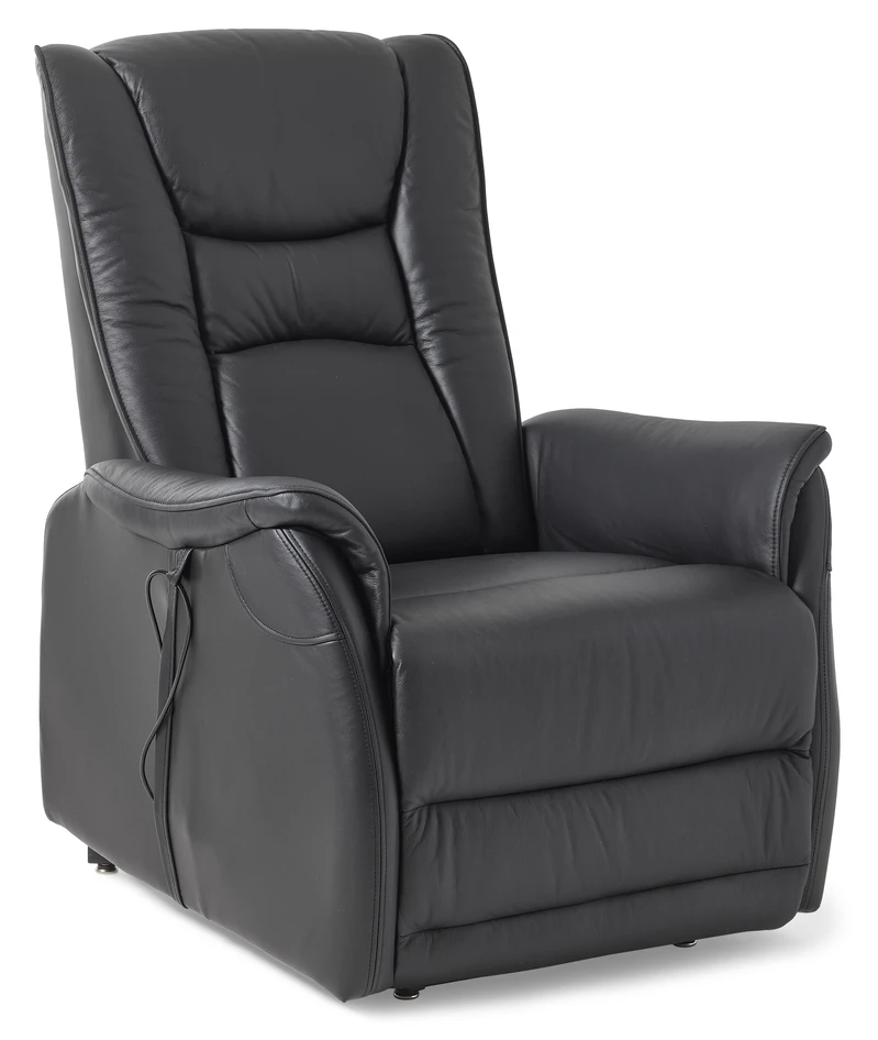 Elof XL - Recliner med lyfthjälp - Svart