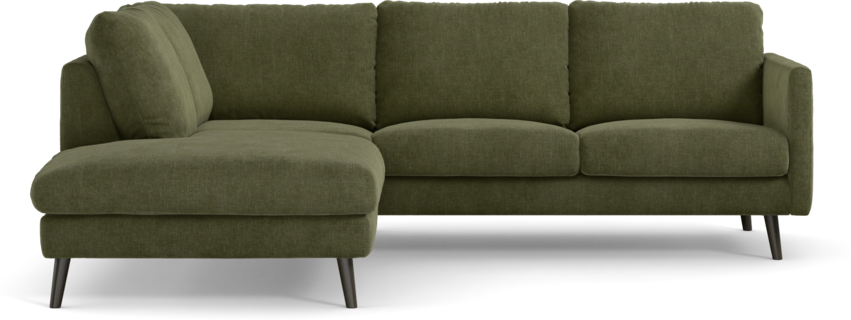 Madison Lux - 2-sits soffa med divan vänster - Grön