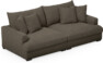 Rossi - 3-sits soffa - Brun