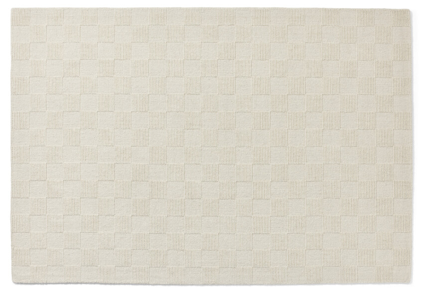 Ulrika - Ullmatta, 160x230 cm - Vit