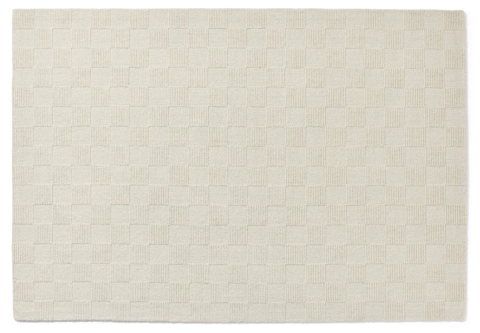 Ulrika - Ullmatta, 160x230 cm - Vit