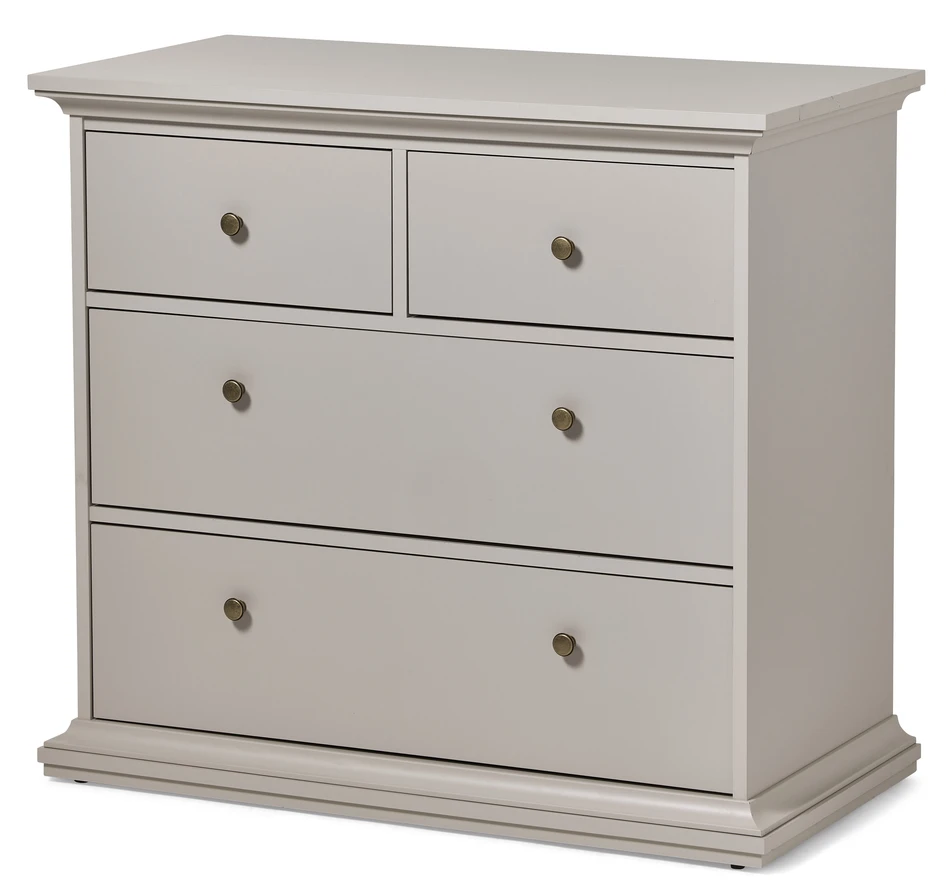 Elverum - Byrå med 4 lådor, 96x49x87 cm - Beige