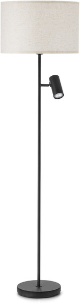 Elias - Golvlampa H150 Ø40 cm - Svart