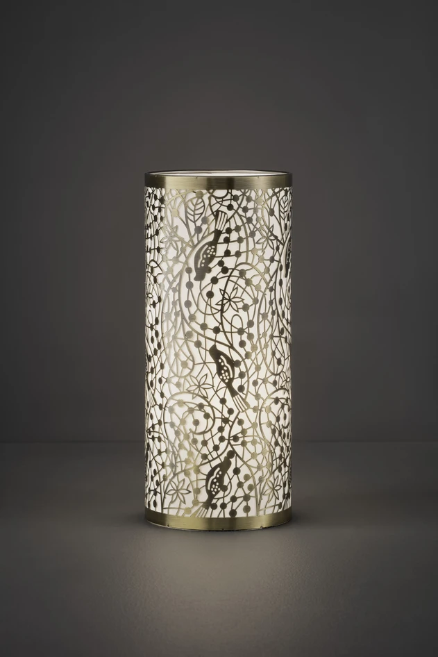 Tori - Bordslampa H28 Ø12 cm - Gul