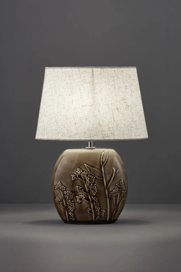 Idun - Bordslampa H33,5 B25 cm - Brun