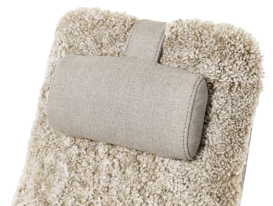 Anne - Fåtölj med fotpall - Vit