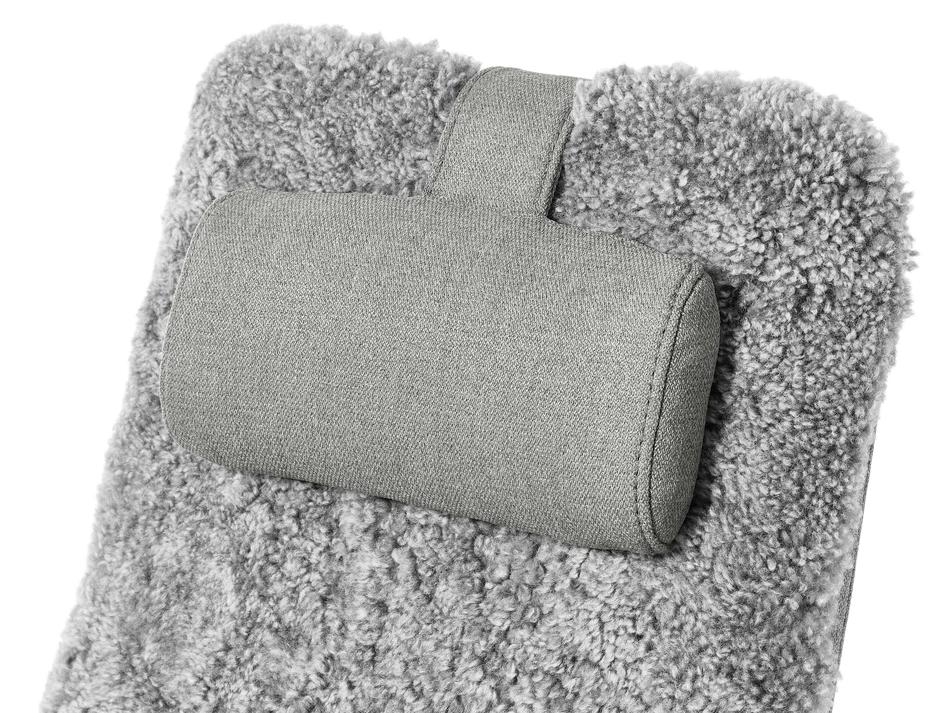 Anne - Fåtölj med fotpall - Grå