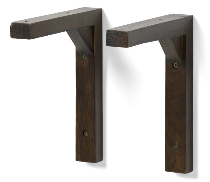 Living, Konsol till vägghyllplan, 2-pack, 3x19x17 cm