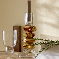 Glossy - Ljusstake, H 23 Ø 11,5 cm - inspiration