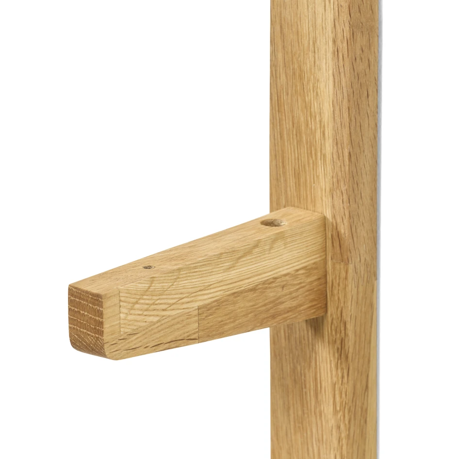 Living - Konsol för vägghyllplan, plats för 5 hyllplan, 4x1,8x149 cm - Beige