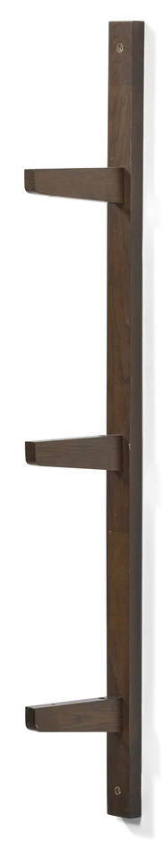 Living - Konsol för vägghyllplan, plats för 3 hyllplan, 4x1,8x89,4 cm - Brun