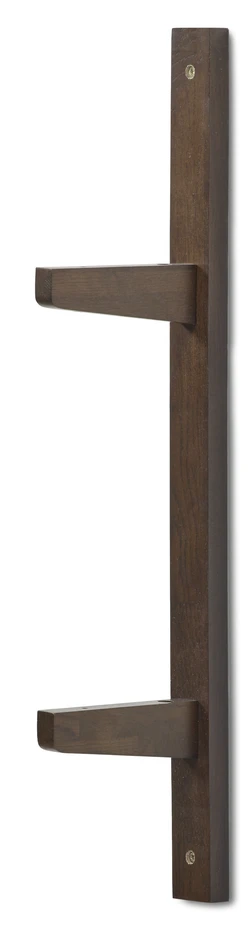 Living - Konsol för vägghyllplan, plats för 2 hyllplan, 4x1,8x59,6 cm - Brun