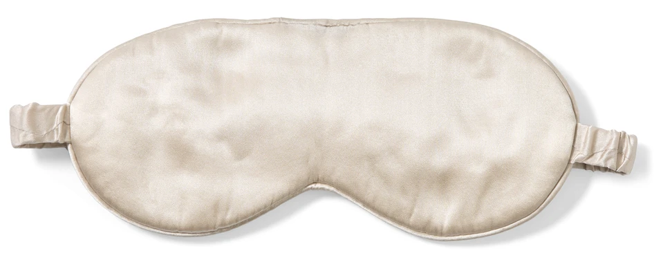 Silke - Exklusiv sovmask i mullbärssilke - Beige