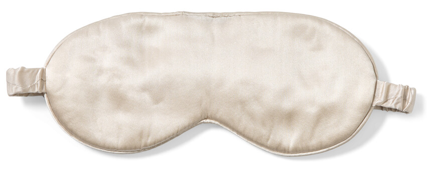 Silke - Exklusiv sovmask i mullbärssilke - Beige