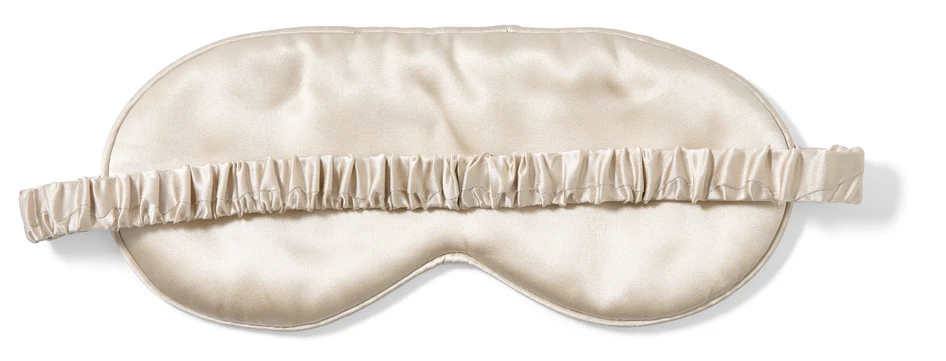 Silke - Exklusiv sovmask i mullbärssilke - Beige