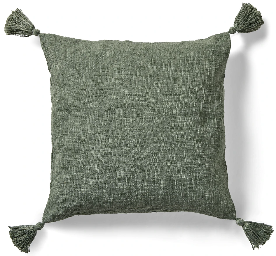 Sigrid - Kuddfodral, 50x50 cm - Grön