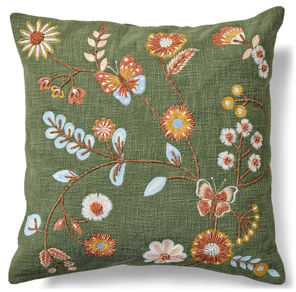 Nemy - Kuddfodral, 50x50 cm - Grön