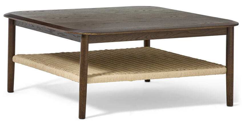 Deon - Soffbord, 100x100x45 cm - Brun