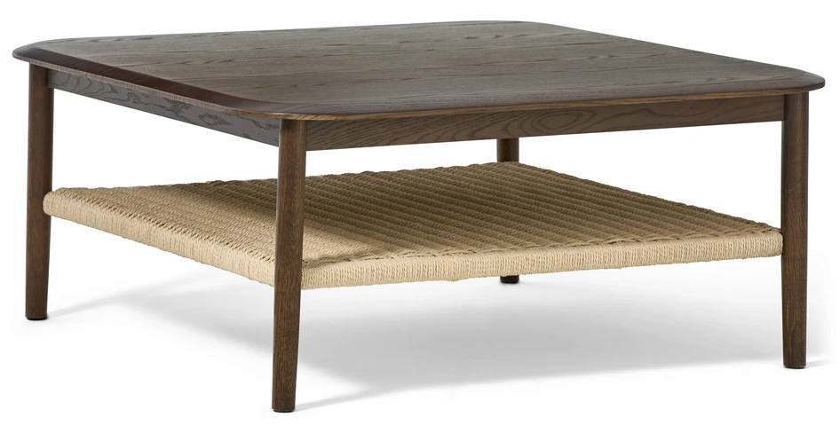 Deon - Soffbord, 100x100x45 cm - Brun