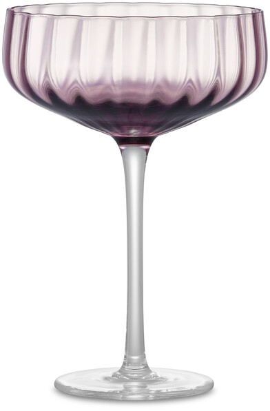 Elvira - Champagneglas Coupe, H 16 Ø 11 cm, 23 cl - Lila