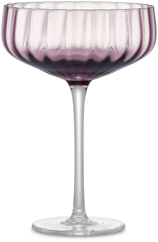 Elvira - Champagneglas Coupe, H 16 Ø 11 cm, 23 cl - Lila