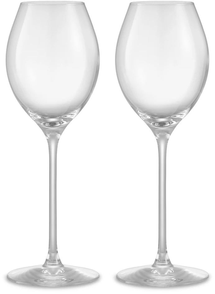 More - Champagneglas Boule 2-pack,  H 23 Ø 7,9 cm, 31 cl - Vit