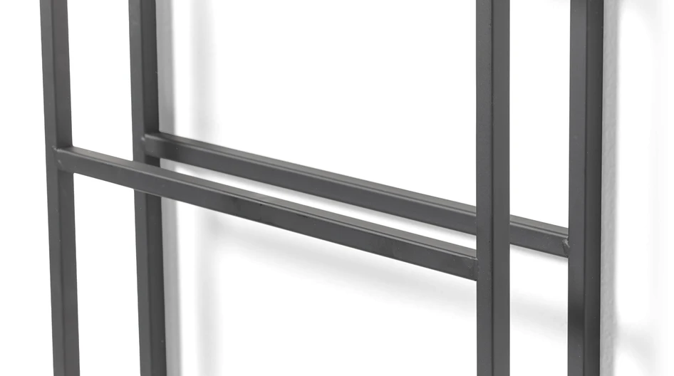 Casey - Vinställ, 8x35x100 cm, plats för 6 flaskor - Svart