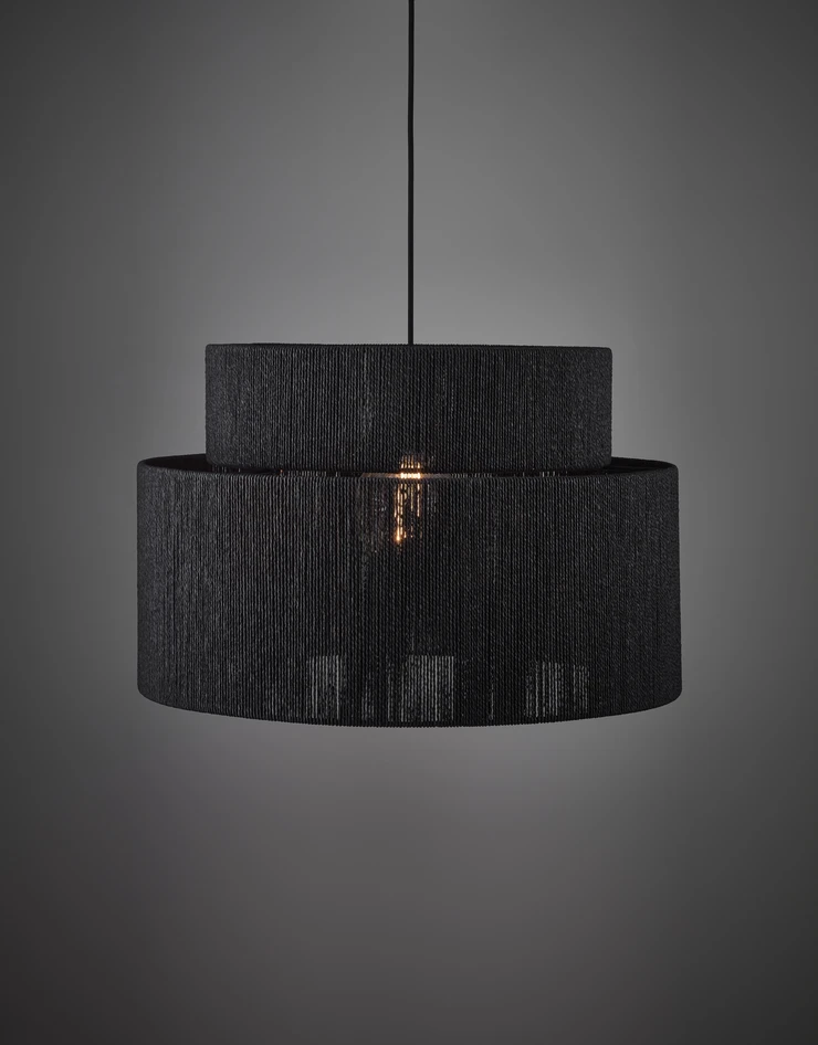 Tross - Taklampa, H38 Ø60 cm - Svart