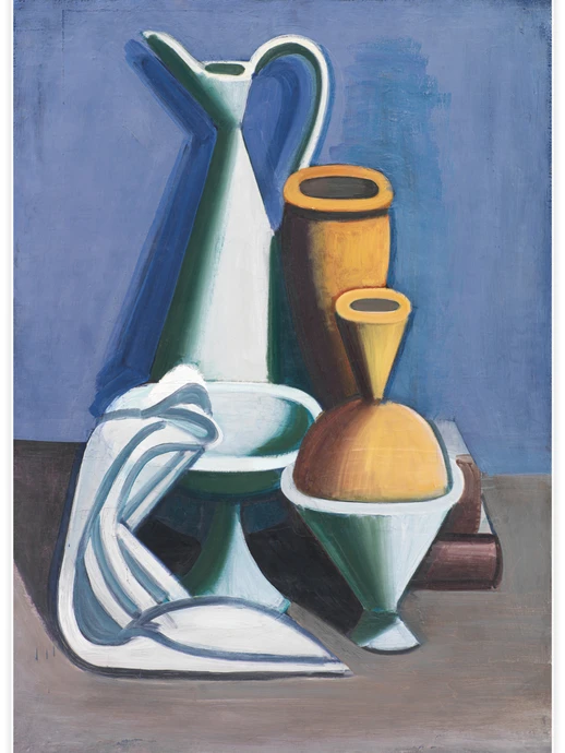 Arrangement with watering can, Poster