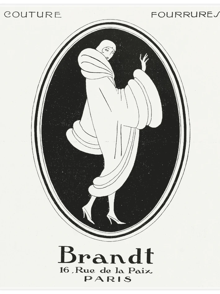 Beauté, Feuillets de l' élégance féminine - Poster
