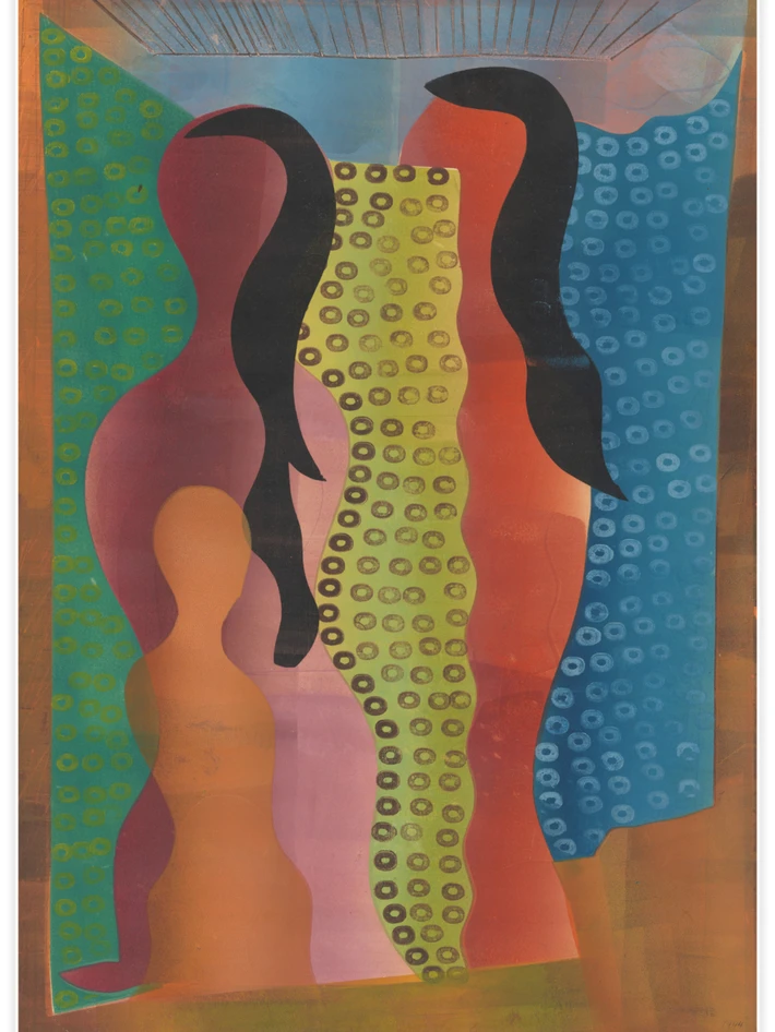 Compositie met figuren - Poster